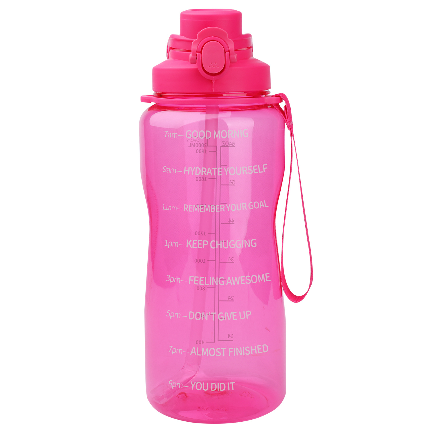 Tritan Plastic Water Bottle With Straw Leak Proof Reusable - Temu