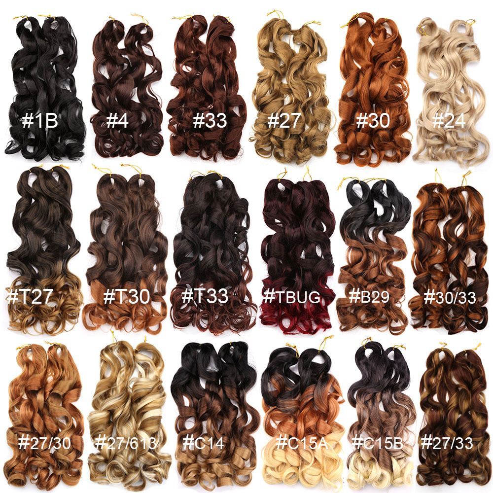 Pre-Stretched 22 Inches Synthetic Braiding Hair Extensions 22/1P / T30