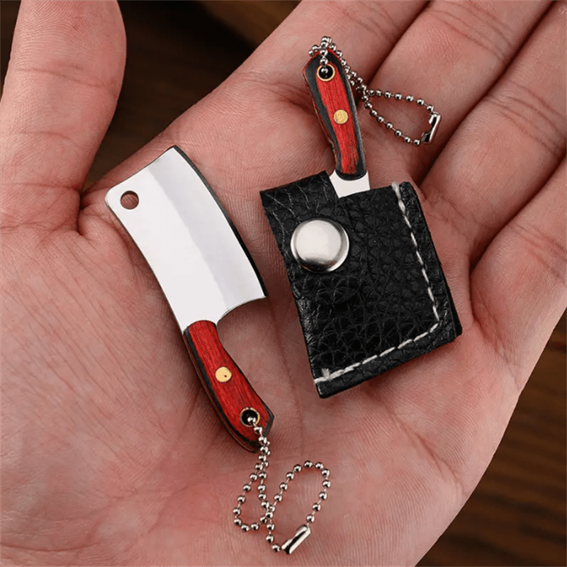 Llavero multiherramienta, mini cuchillo de bolsillo 12 en 1, herramienta  plegable de acero inoxidable para exteriores con punta de destornillador