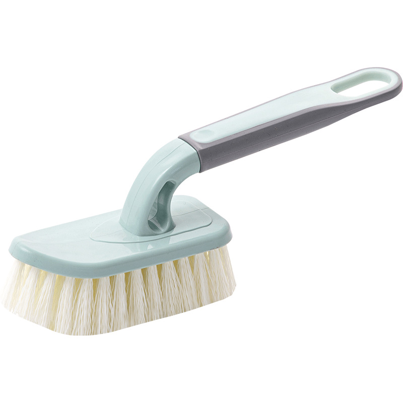 Cheap Green/White Floor Scrub Brush Long Handle Bathroom Cleaning