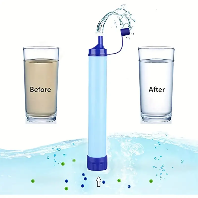 personal water purifier water filter straw portable water filter for hiking camping travel hunting fishing outing survival backpacking emergency gear details 5