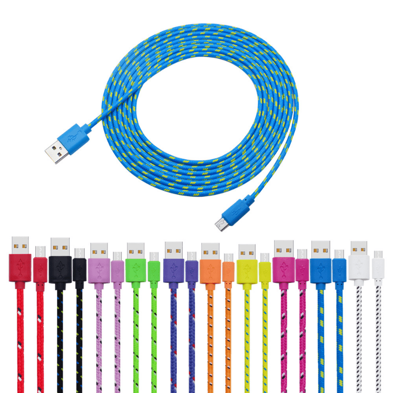 

Lighting Micro Usb Cable 3a Fast Charging Charger Microusb Cable For Android Mobile Phone Wire Cord Gift For Birthday/easter/president's Day/boy/girlfriends