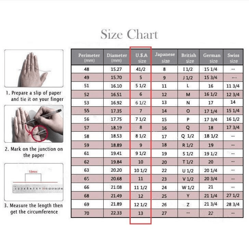  Ladies 925 Sterling Silver Hollow Square Zircon Ring Shiny  Inlaid Diamond Gemstone Rings Two Row Ring Eternity Engagement Wedding  Promise Band coktail Ring for Women ST.137 (8)