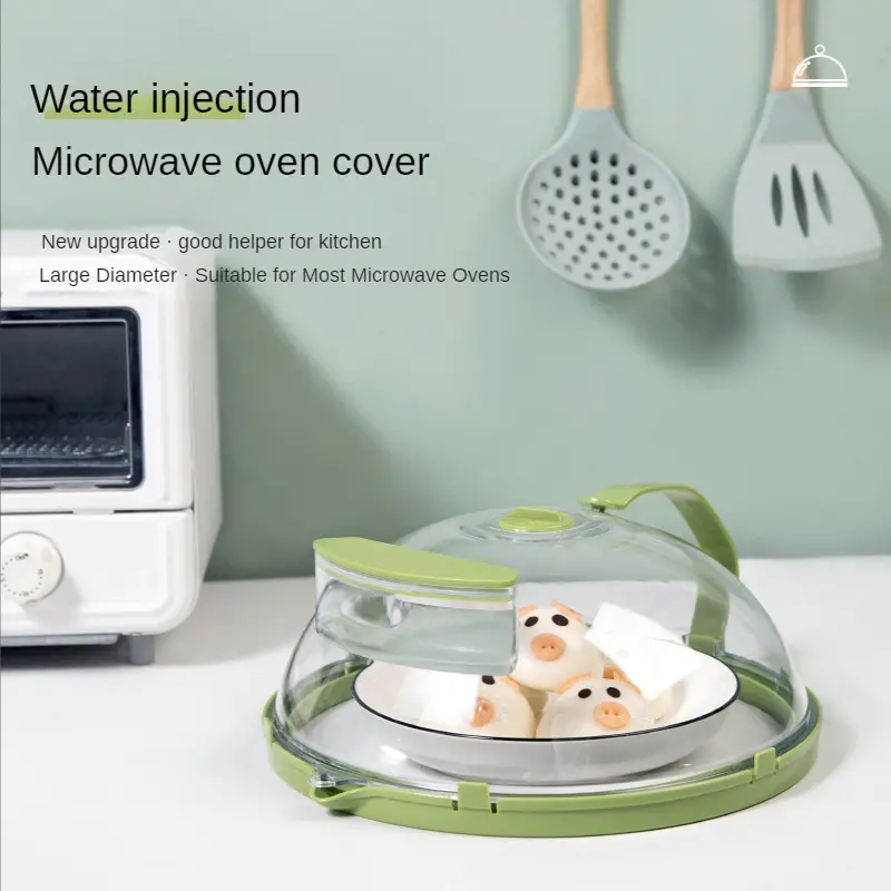 Microwave Oven Special Cover, Household Food Grade High Temperature  Resistant Heating Cover, Water Injection Transparent Cover, Multifunctional Food  Cover, Kitchen Gadgets, Kitchen Supplies - Temu