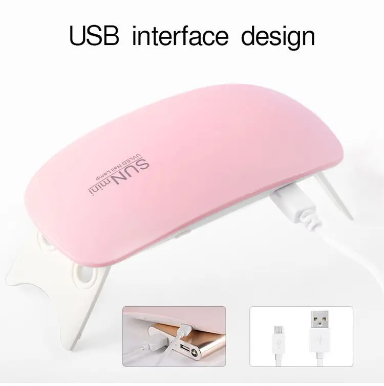 uv led nail dryer mini portable mouse nail lamp machine with usb charging single finger phototherapy lights for nails art tools details 1
