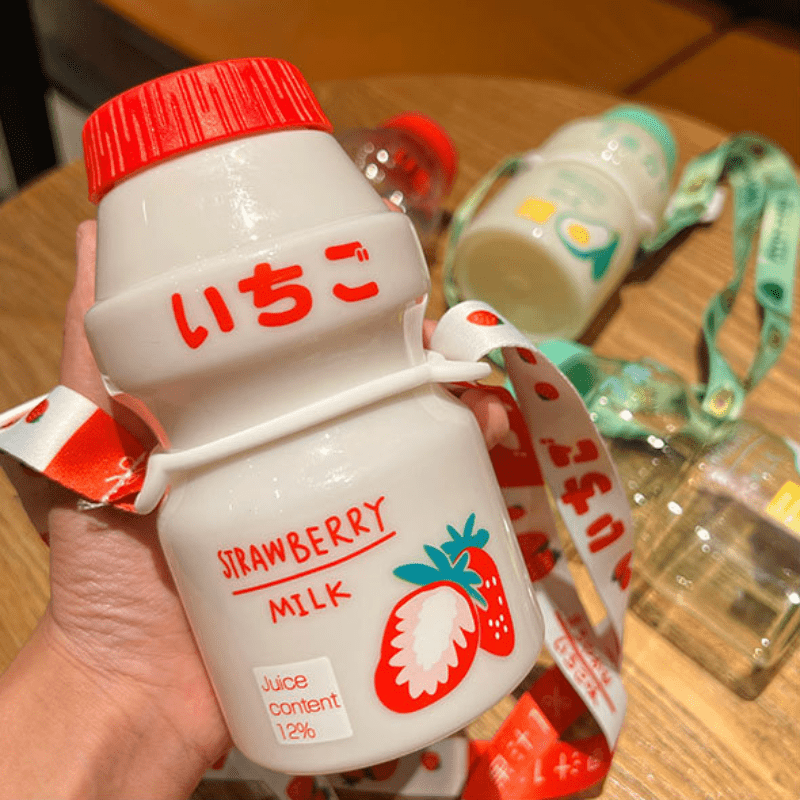 Kawaii Strawberry Water Bottle JK2279