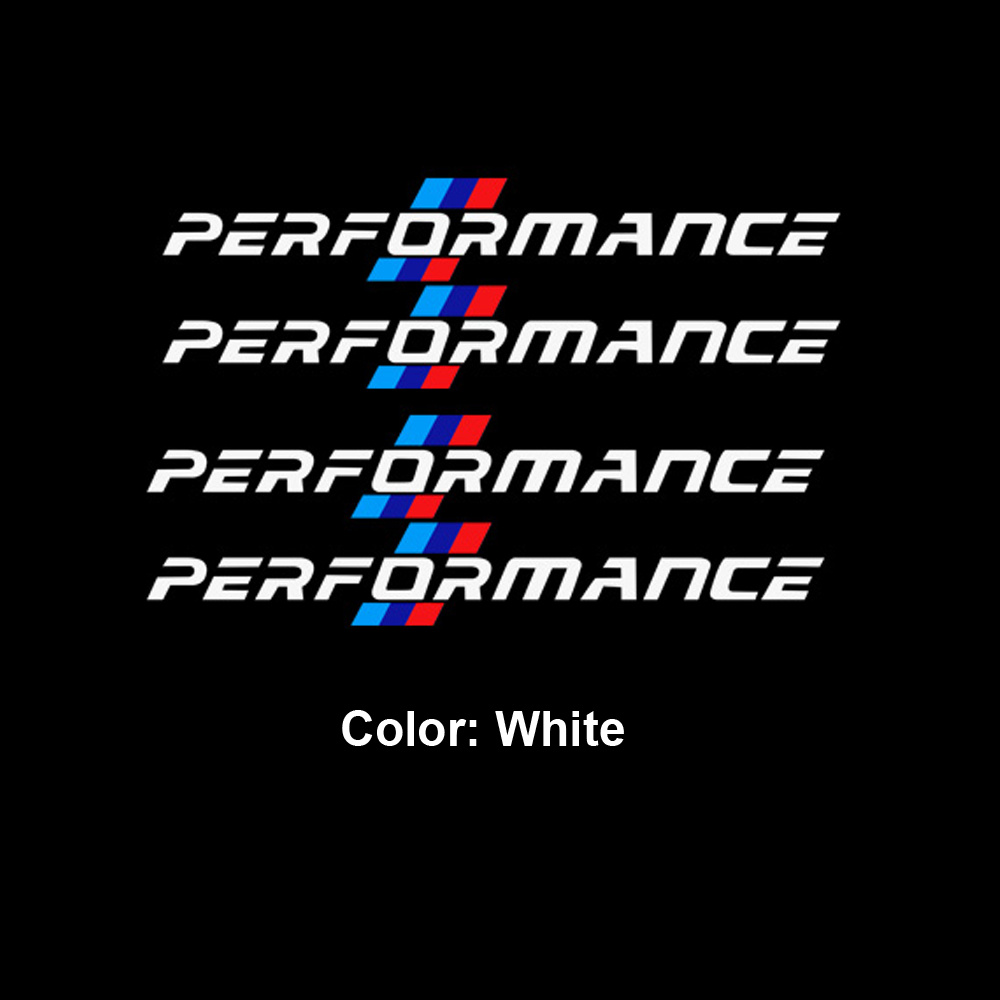 Aufkleber BMW Performance Weiß
