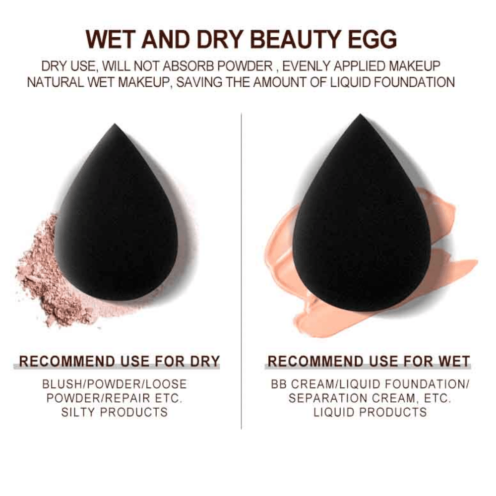 Base Maker® - Single Sponge - 'ALL OVER SHAPER' (Black Egg) - The Makeup  Workshop