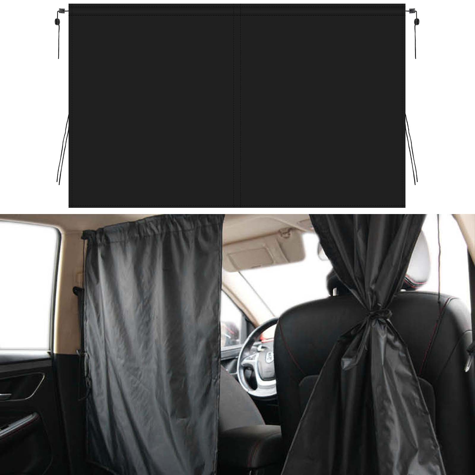 Set of 3 Car Divider Curtains, Sun Protection, Rear Window Curtain, Divider  Curtain, Travel Privacy Curtain, Removable Privacy Screen, Car for All Car