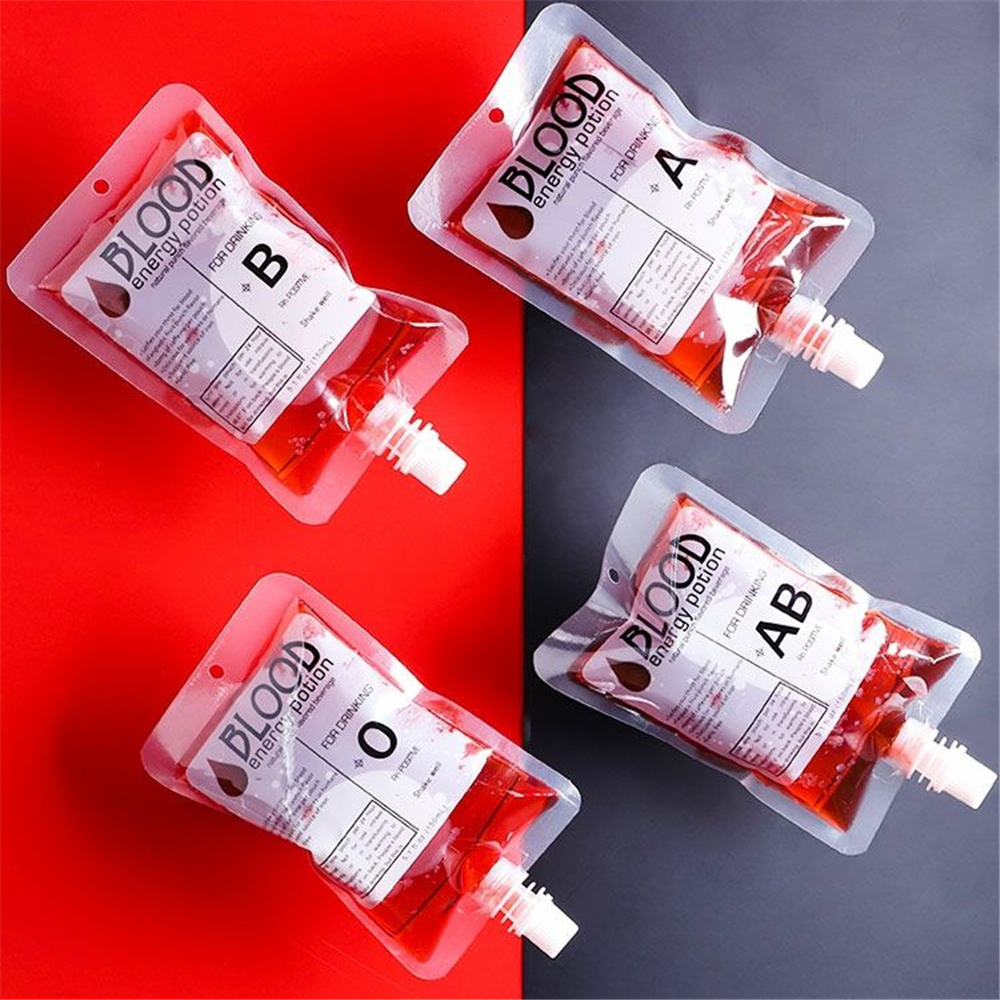Dropship 10pcs Hospital Blood Bags For Drinks Bloody Halloween Decorations  Cup Dispenser Prom Props Juice Containers Halloween Pouch Drink Bag Energy  Drink Bag Gift Juice Bag Party Supplies to Sell Online at