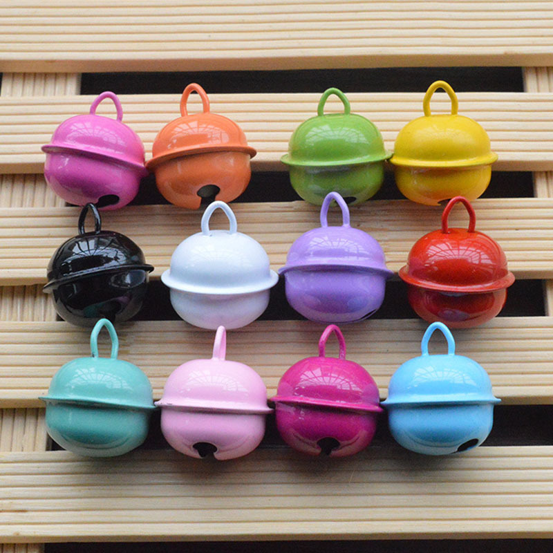300 cascabeles coloridos mini cascabeles de hierro pequeños con