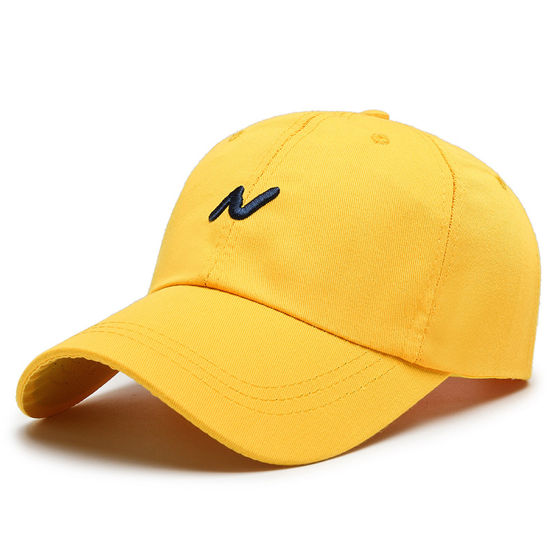 Tide Brand Inverted Triangle Peaked Preppy Baseball Caps For Men