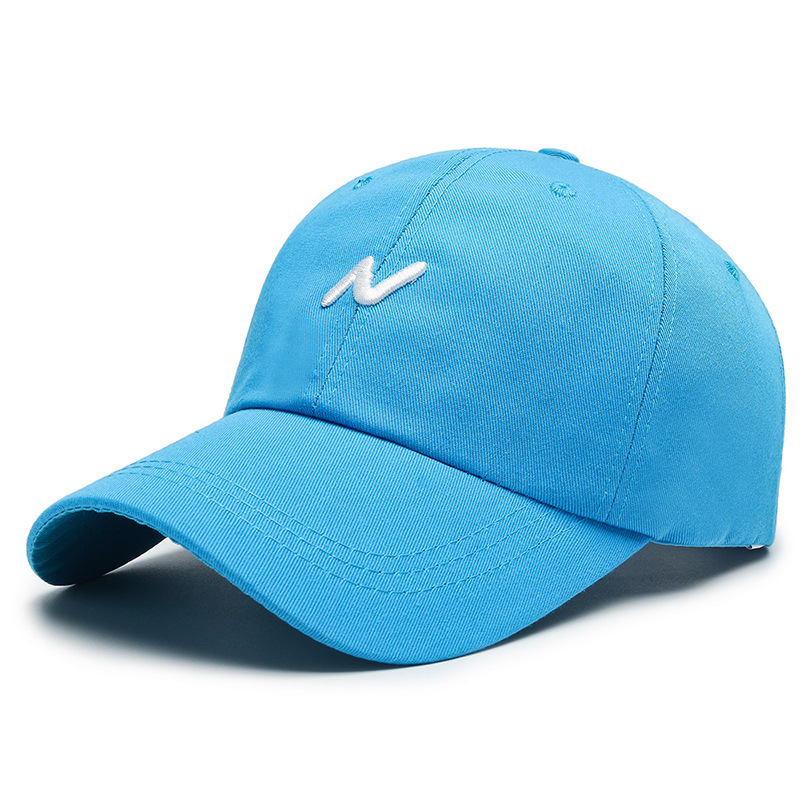 Tide Brand Inverted Triangle Peaked Preppy Baseball Caps For Men