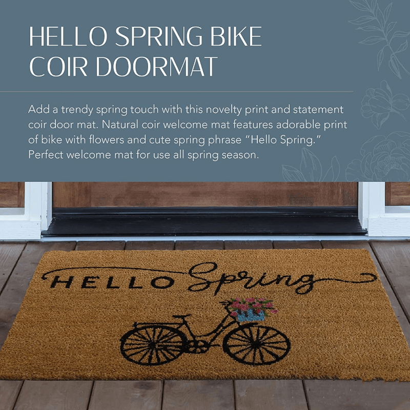 Hello Welcome Doormat | Custom Doormat | Housewarming Gift | Front Door Mat  | Cute Welcome Mat | Closing Gift | Realtor Gift | Porch Decor