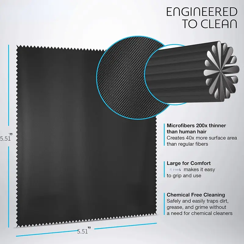 cleaning cloths cloth camera lens filter pixel 5 51x 5 51 inches microfiber telescope vr ipad tablet smartphone laptop computer tv and lcd screens details 3