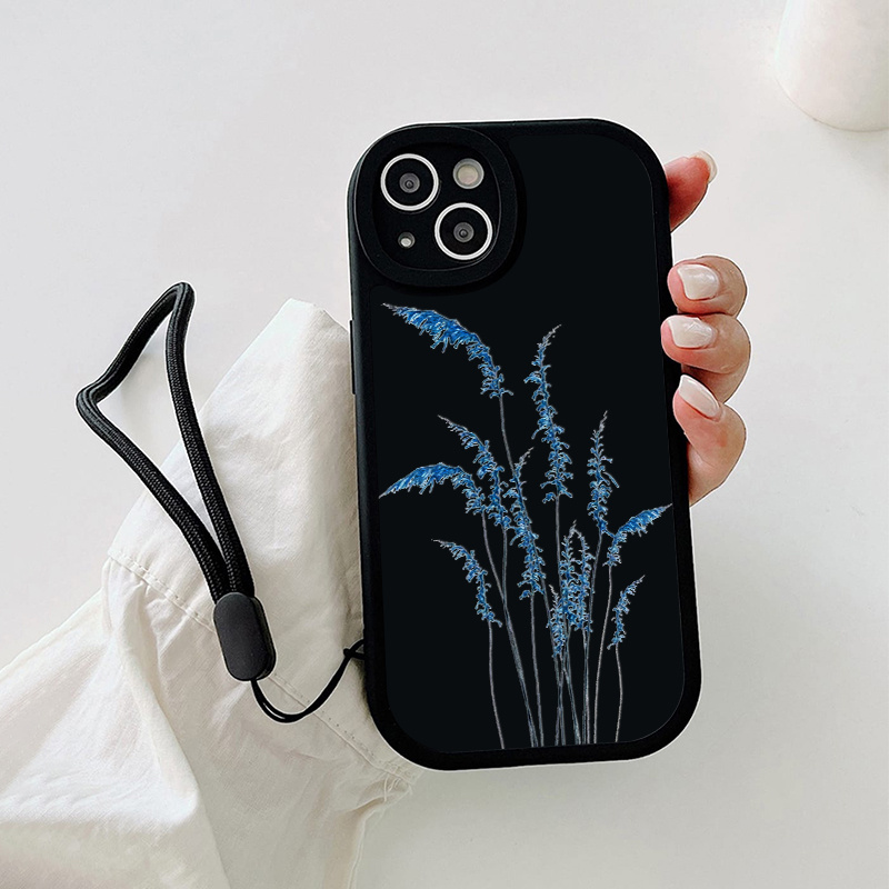 Graphic Printed Phone Case With Lanyard For Iphone 14 13 12 11 X