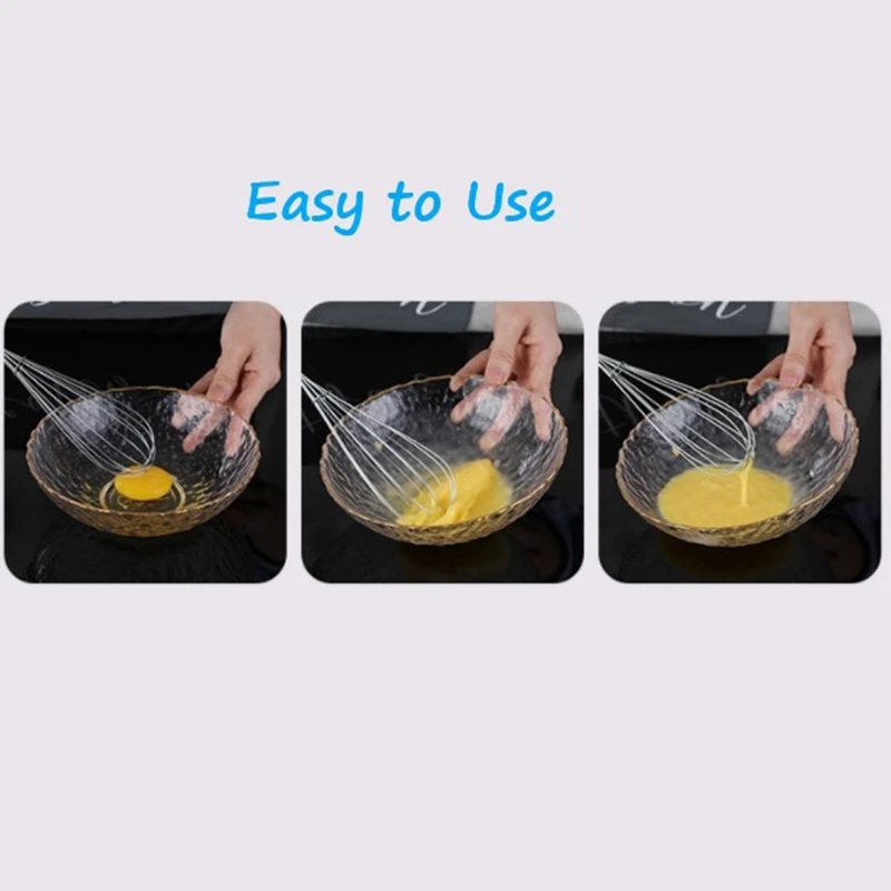 Egg Beater, Stainless Steel Egg Whisk, Manual Egg Beater, Multifunctional  Egg Whisk For Whisking Blending Beating Frothing, Egg Beater For Baking, Kitchen  Baking Gadgets - Temu