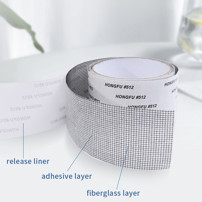 1 Roll Window Screen Repair Tape, 1.97inch*2m/6.56ft, Strong Adhesive &  Waterproof Mesh Tape For Covering Window Door Tears Holes Screen Patch  Repair