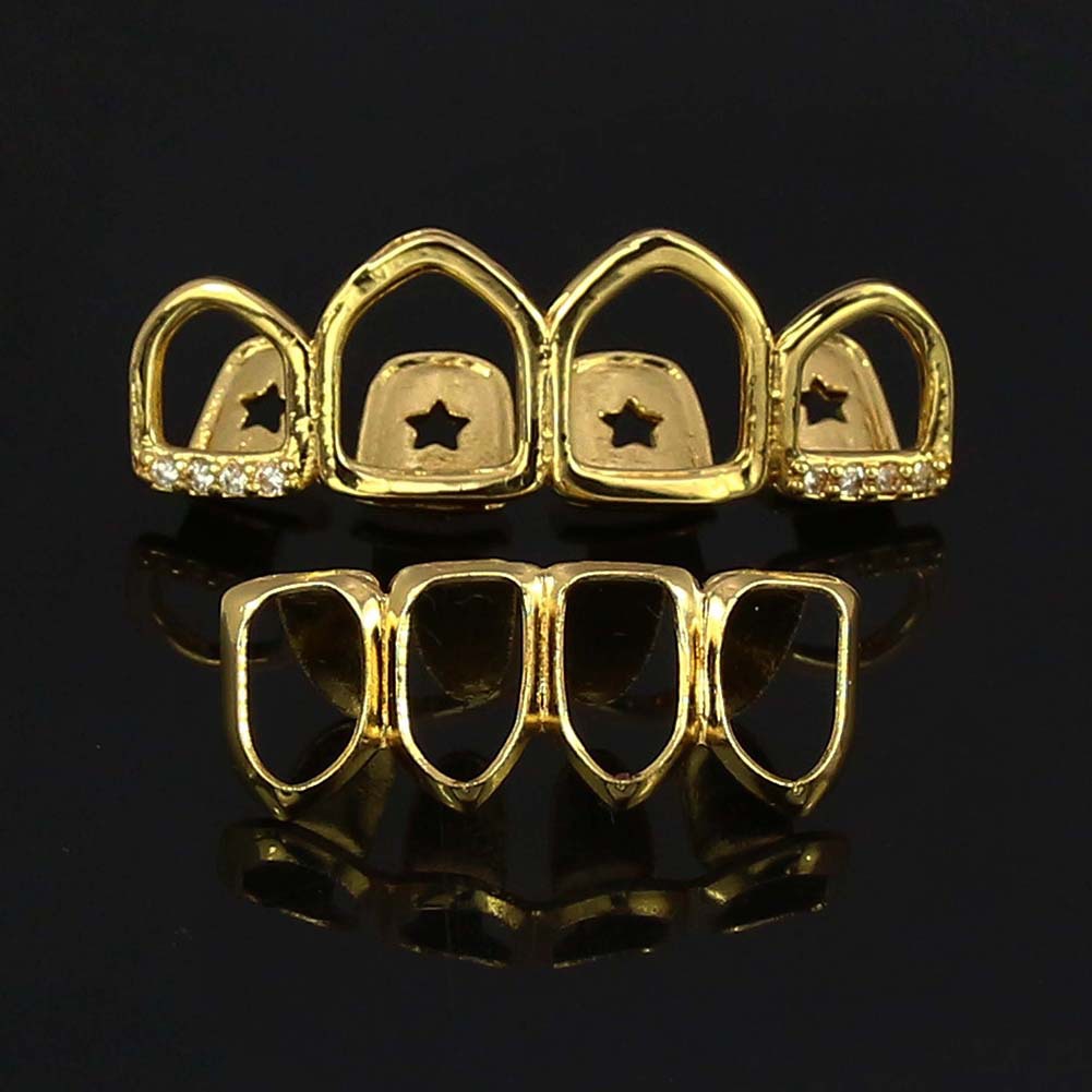 DreamGold - Grillz 1 dent - Or blanc 18K