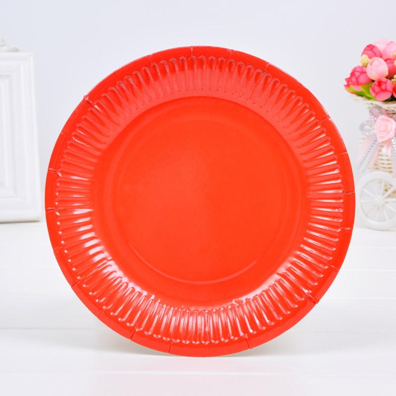 White Disposable Paper Plate party Paper Plates wedding - Temu