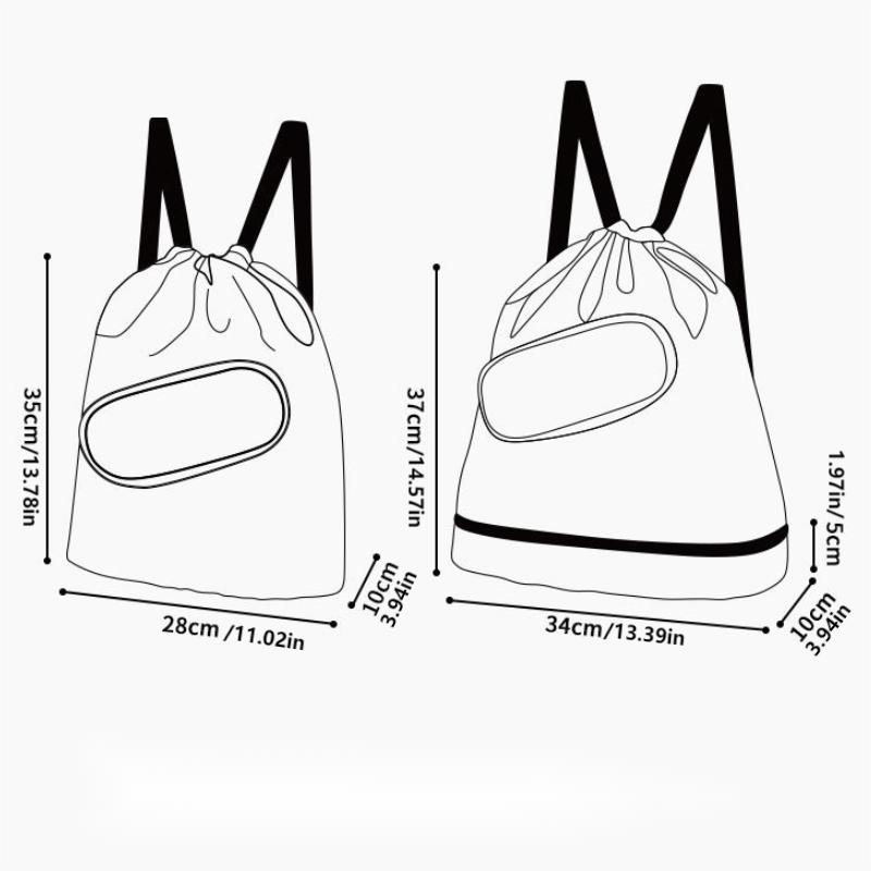 Waterproof Kids Swimming Bag Wet/Dry Separation Storage Backpack