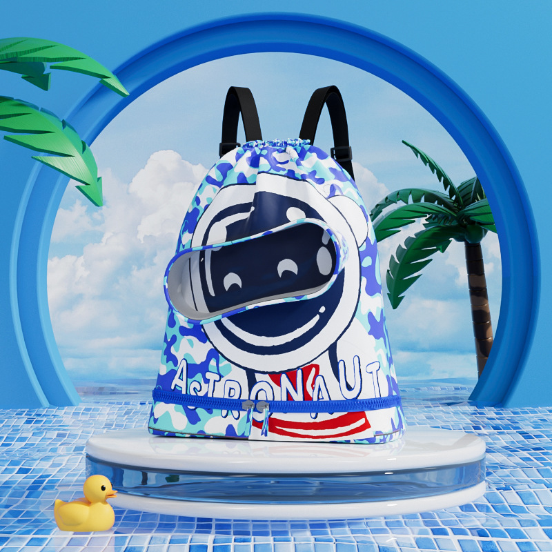 Waterproof Kids Swimming Bag Wet/Dry Separation Storage Backpack