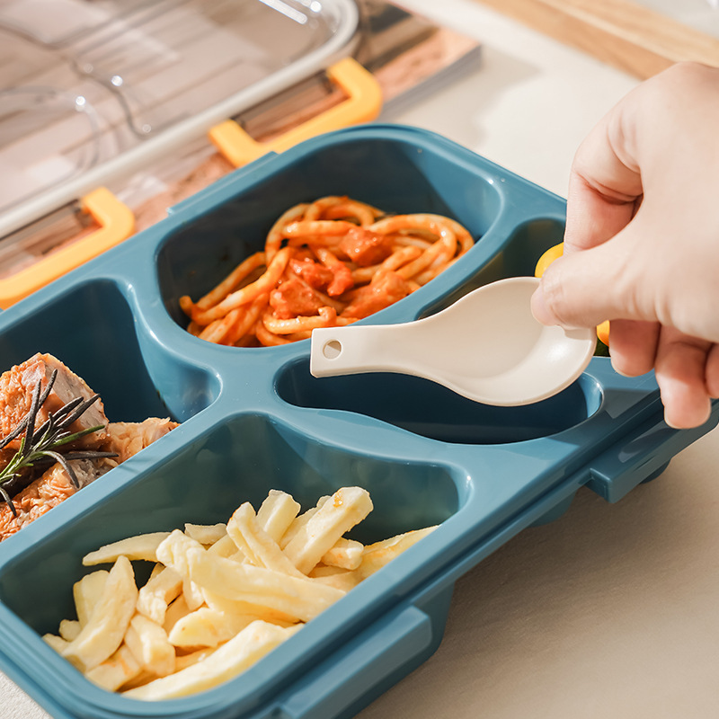 Lunch Dinner Box, Pantry Organizers Transparent Window Lunch Box