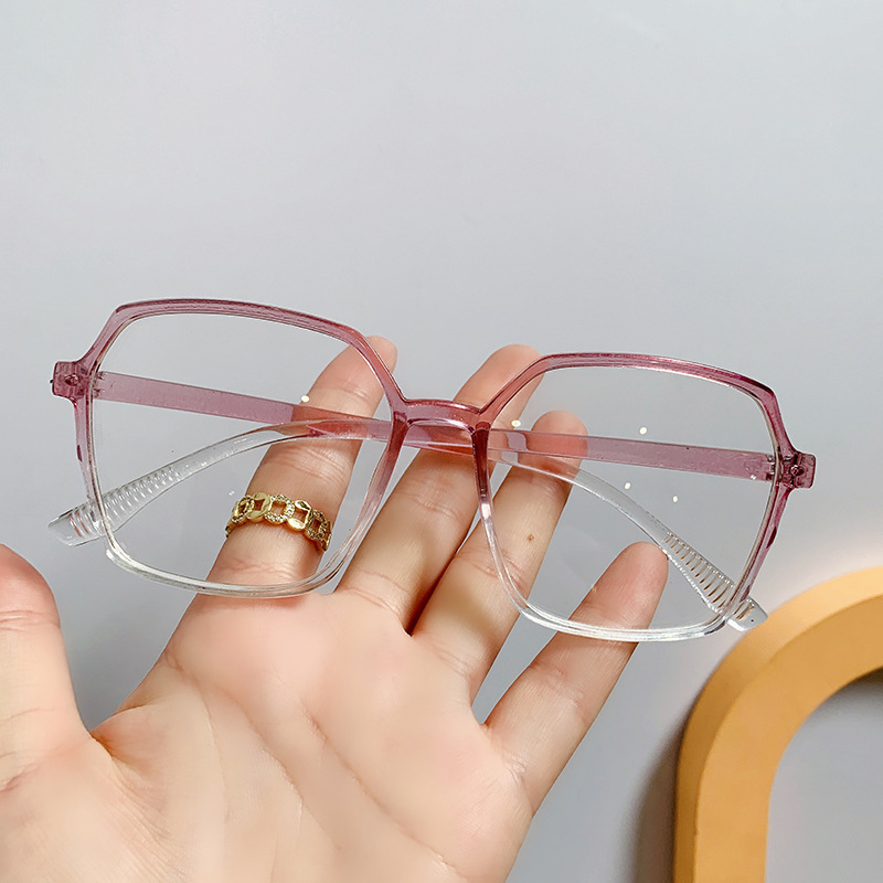 Clear Lens Fashion Glasses For Women Men Lightweight Jelly Square Frame  Anti Blue Light Glasses - Temu