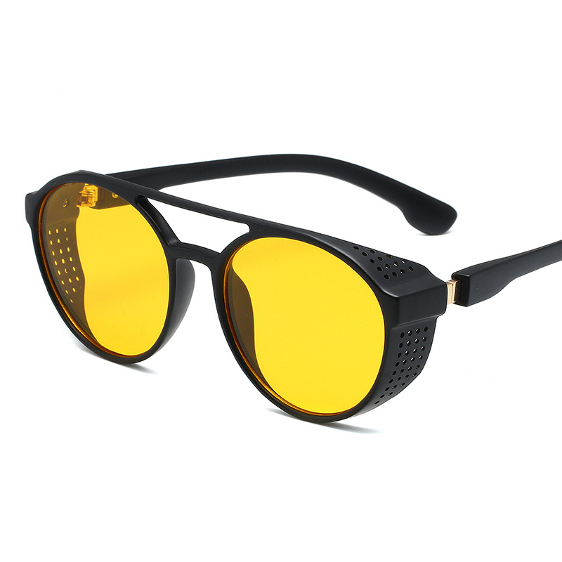 Men's Retro Round Sunglasses UV Protection Sunglasses
