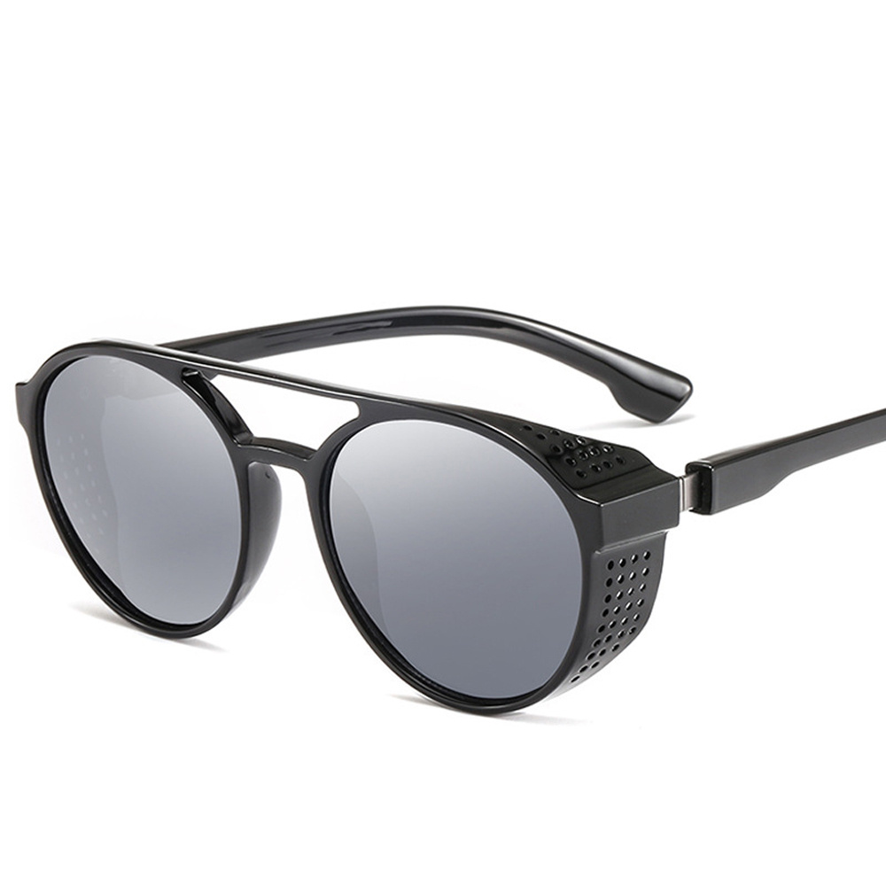 Men's Retro Round Sunglasses Uv Protection Sunglasses For - Temu