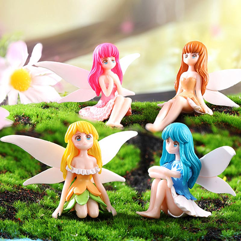 Miniature Fairy Cake Decoration Funny Garden Craft Micro - Temu