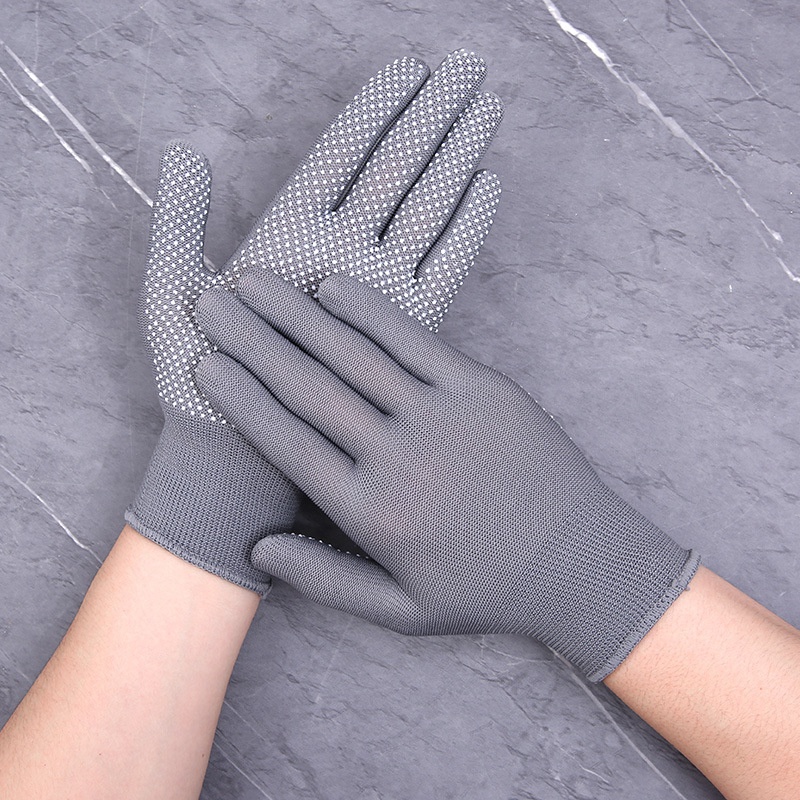 13 Guage Nylon Work Gloves Anti slip Dots Non slip Gardening - Temu