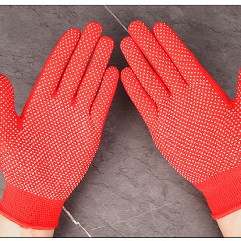 Non-Slip Gripper Gloves w/ Dots - Miami Cordage