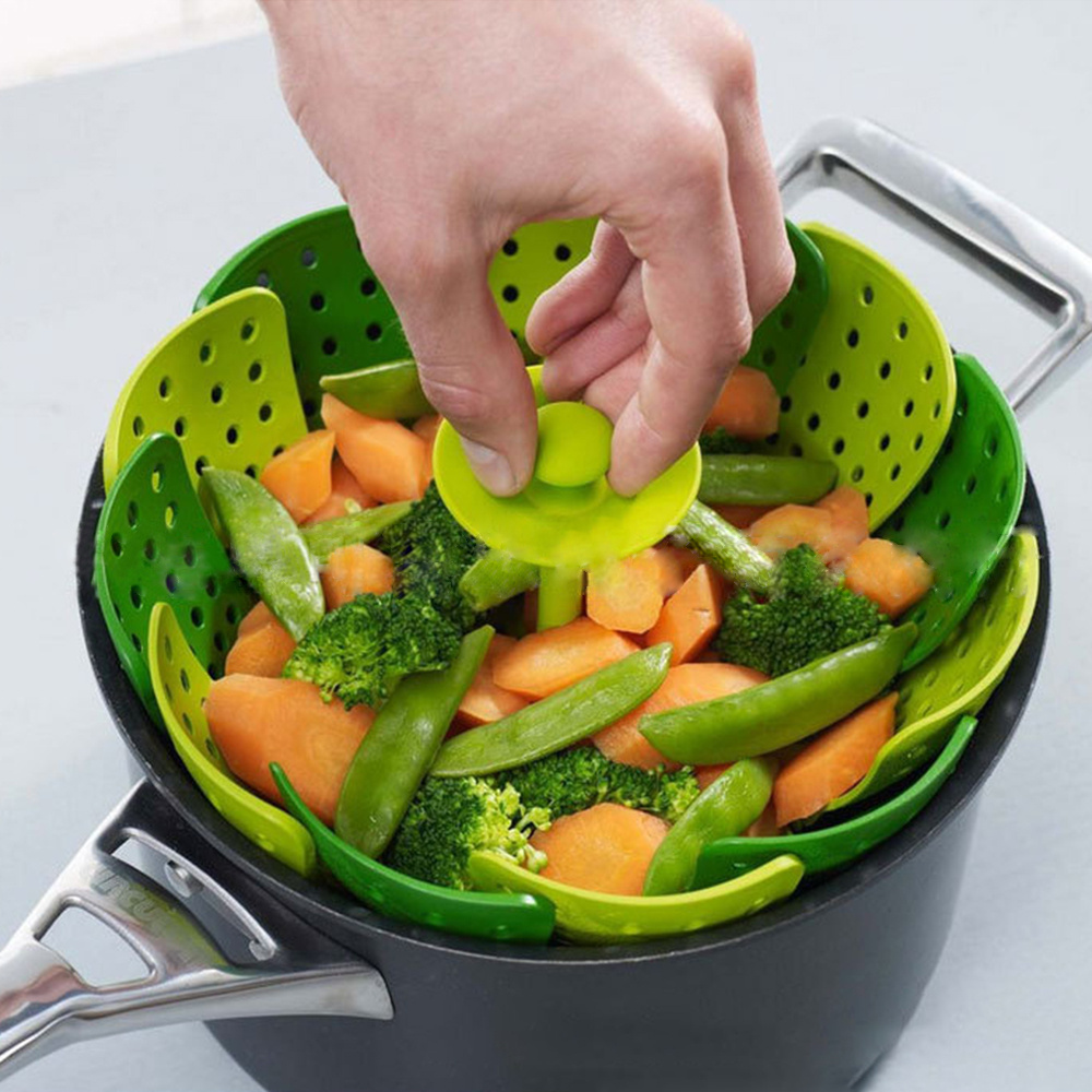 Plastic Food Steaming Basket, Plastic Cooking Tool