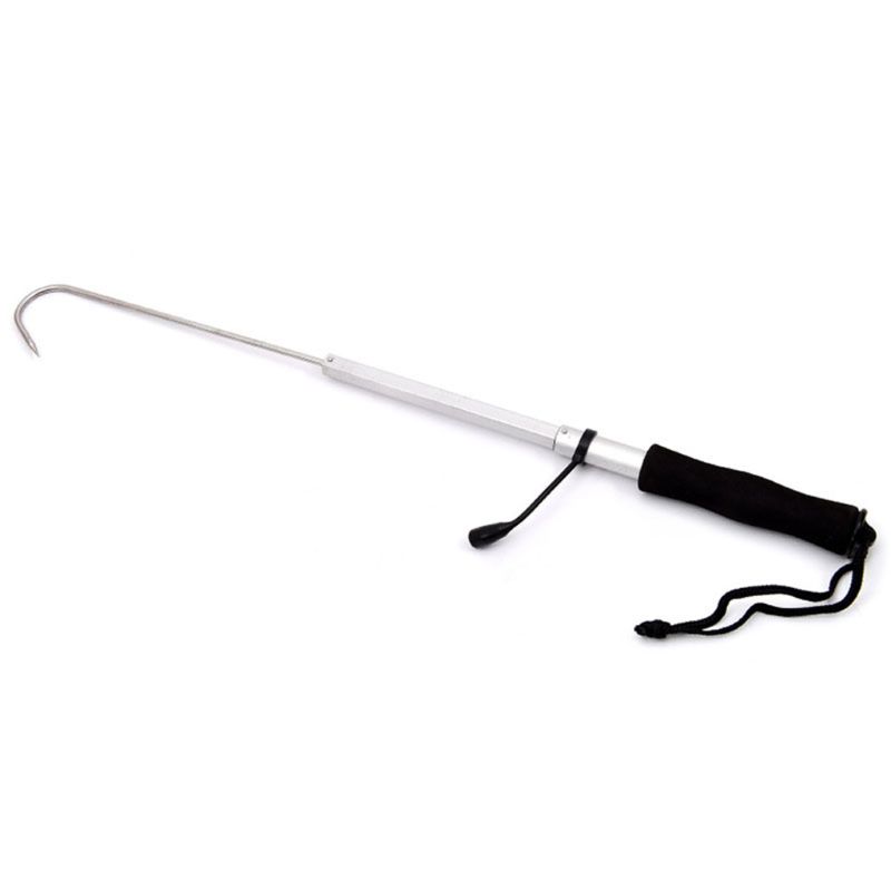 Stainless Steel Telescopic Fishing Gaff Ice Sea Spear Tackle