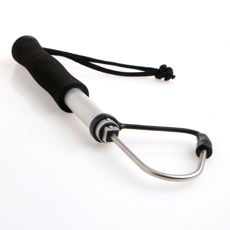 60cm Telescopic Fishing Gaff Hook Spear Stainless Steel Ice