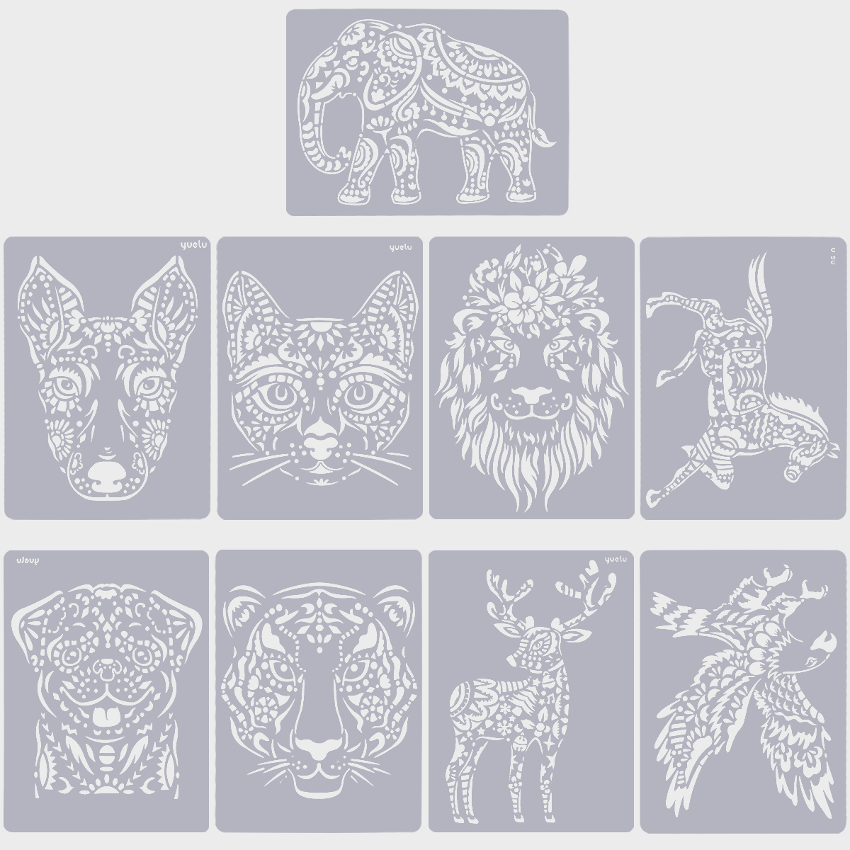 Stencils For Painting Small Reusable Animal Stencil Art - Temu
