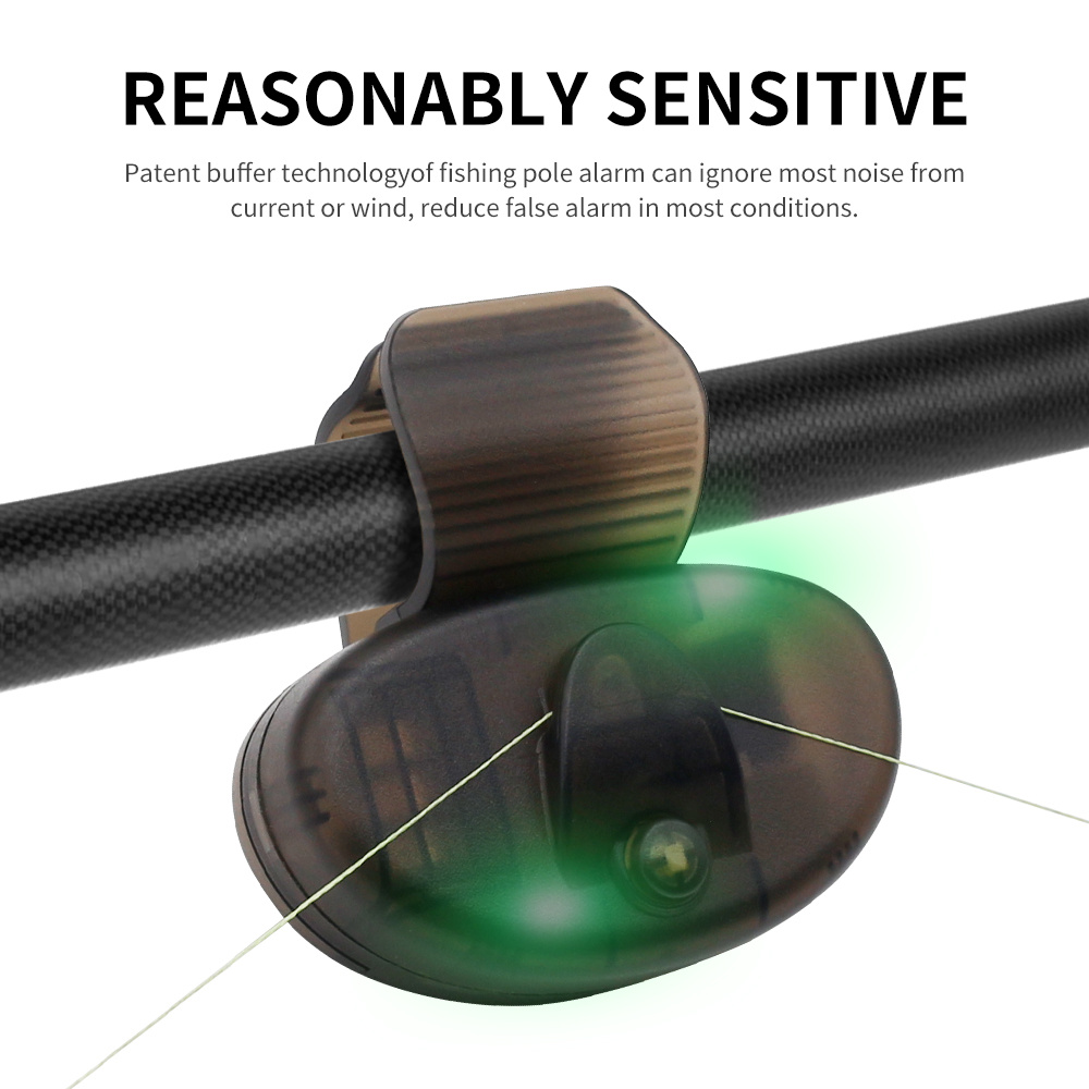 Sensitive Electronic Fishing Alarms for Fishing Rod LED Bite