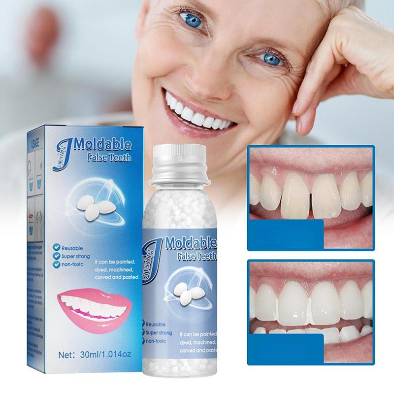 30 50g Tooth Repair Glue Resin, Denture Adhesive for False Teeth Filling