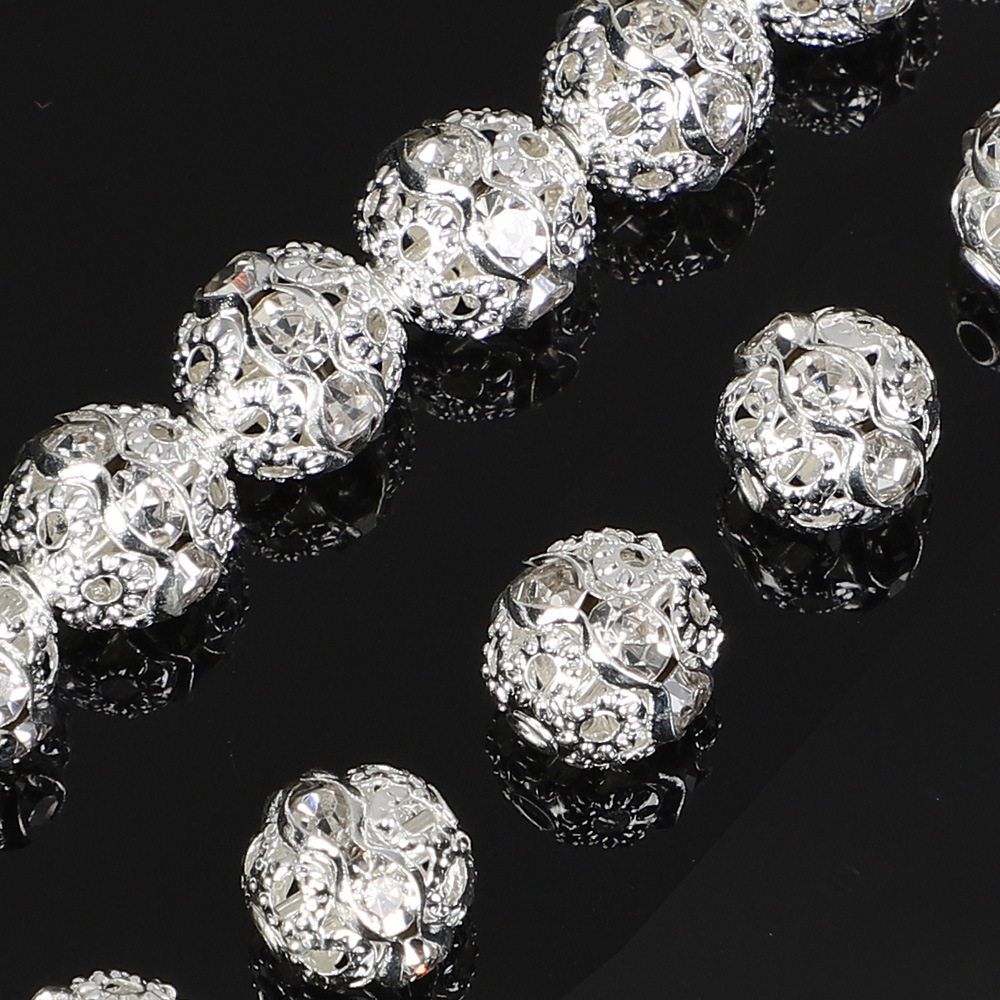 Rhinestone Beads Single Row