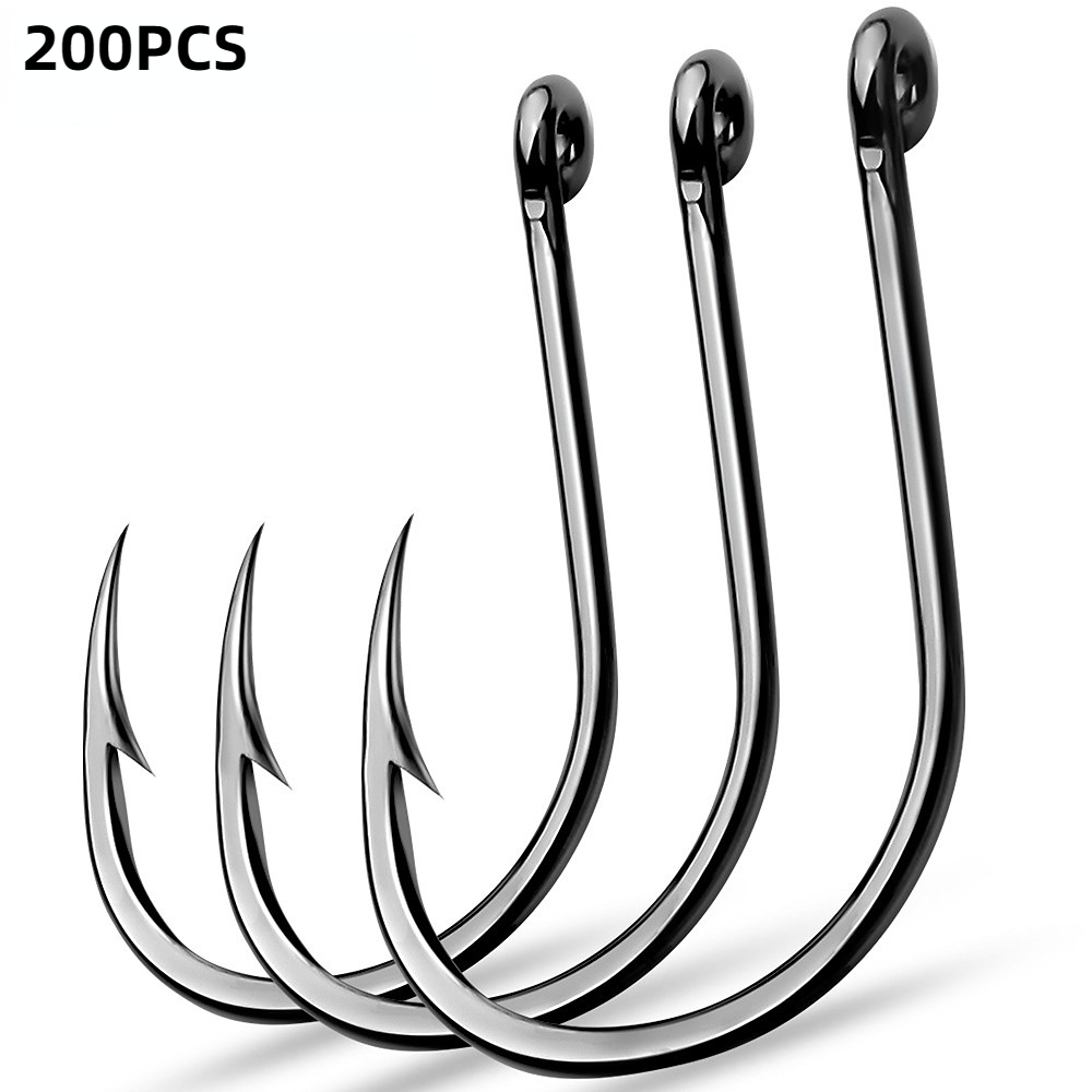 20pcs Fishing Hooks Baiting Dough Stainless Barded Carp Fishing Spring 6-12  Size