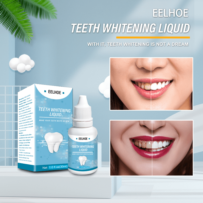 Teeth Brightening Set Whitening Teeth Liquid Teeth Black Smoke Fresh ...