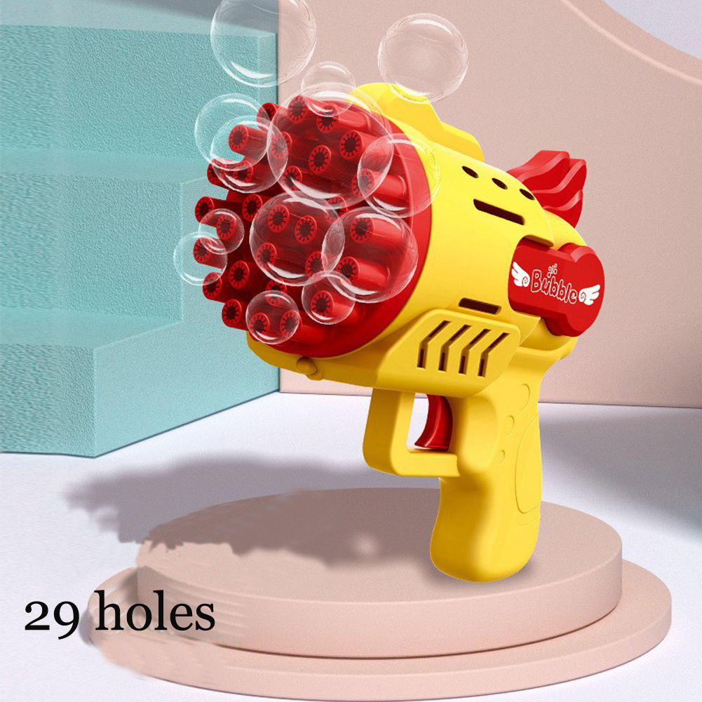 Bubble Gun Rocket 29 Hole Automatic Soap Bubbles Machine Outdoor Toy for  Boys Birthday Gifts Wedding Party Children Summer Gift - China Bubble Gun  Rocket and 29 Hole Automatic Soap Bubbles price