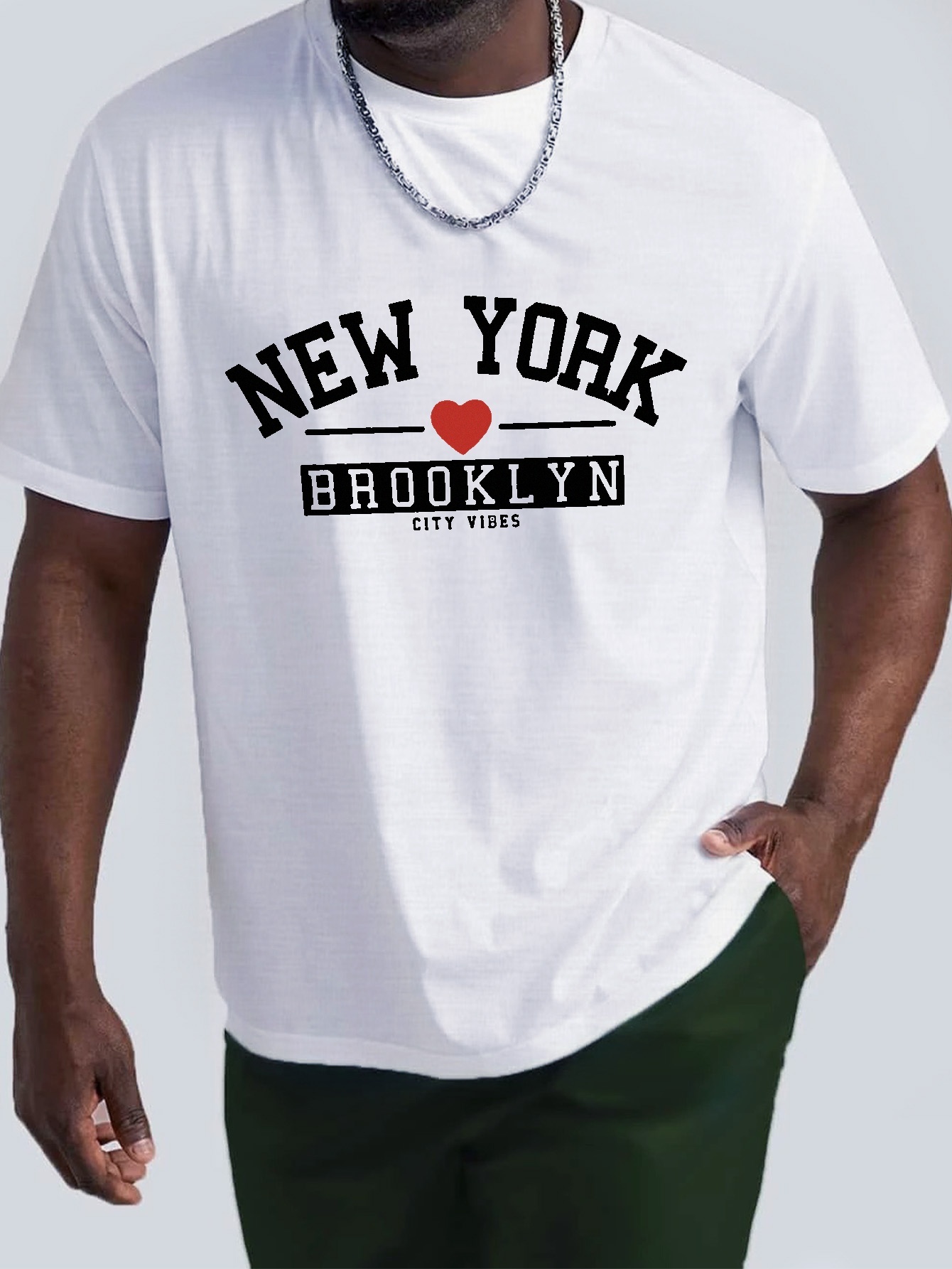 Camiseta Estampado 'brooklyn New York' Camisetas Hombre - Temu Mexico