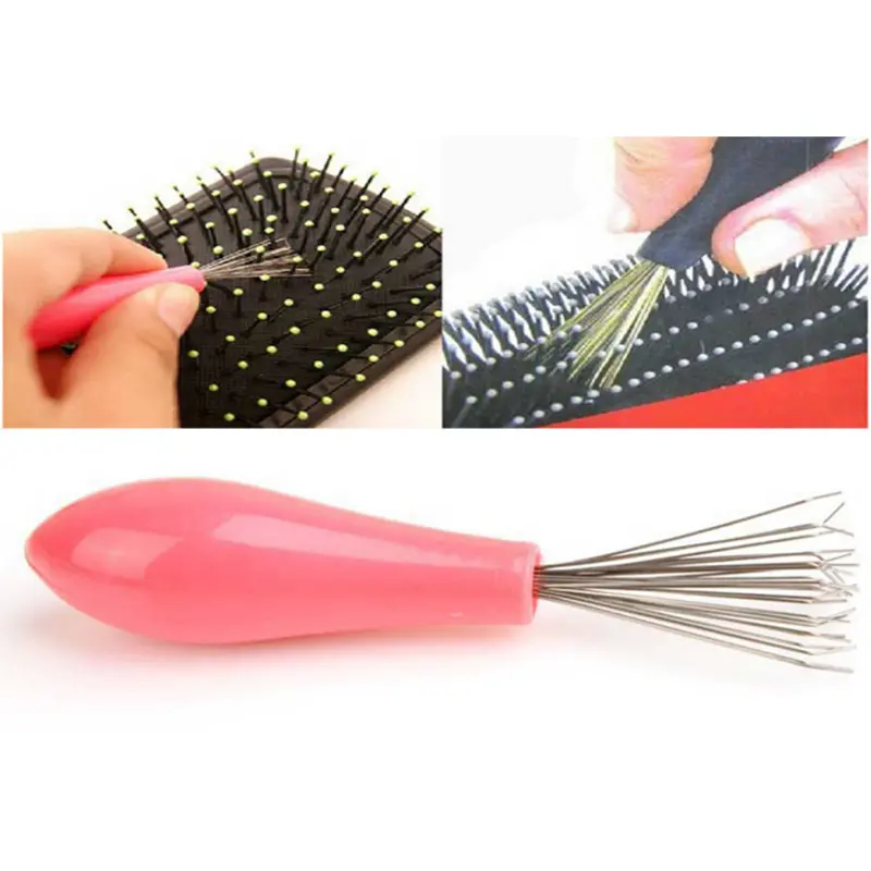 Cleaning Brush For Hair Combs - Plastic Handle For Easy Removal Of Dirt And  Dust - Embedded Beauty Tool For Cleaning And Maintenance - Temu