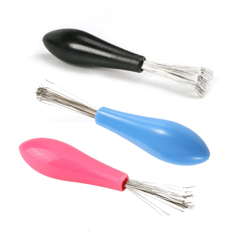 Cleaning Brush For Hair Combs - Plastic Handle For Easy Removal Of