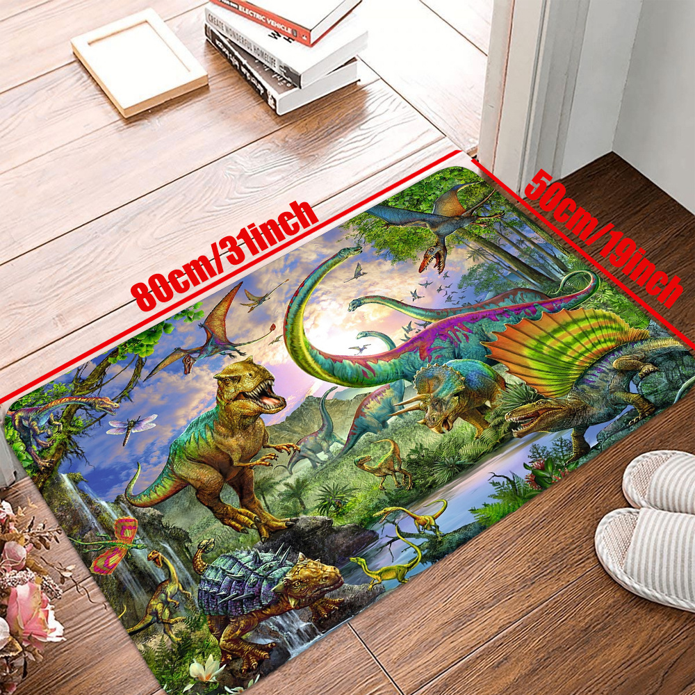 Decoracion Dormitorio Juvenil Alfombra alfombras Infantiles Dinosaurio de  Dibujos Animados Rojo Jugando con globos200x300CM (6'6''x9'8'') :  : Hogar y cocina