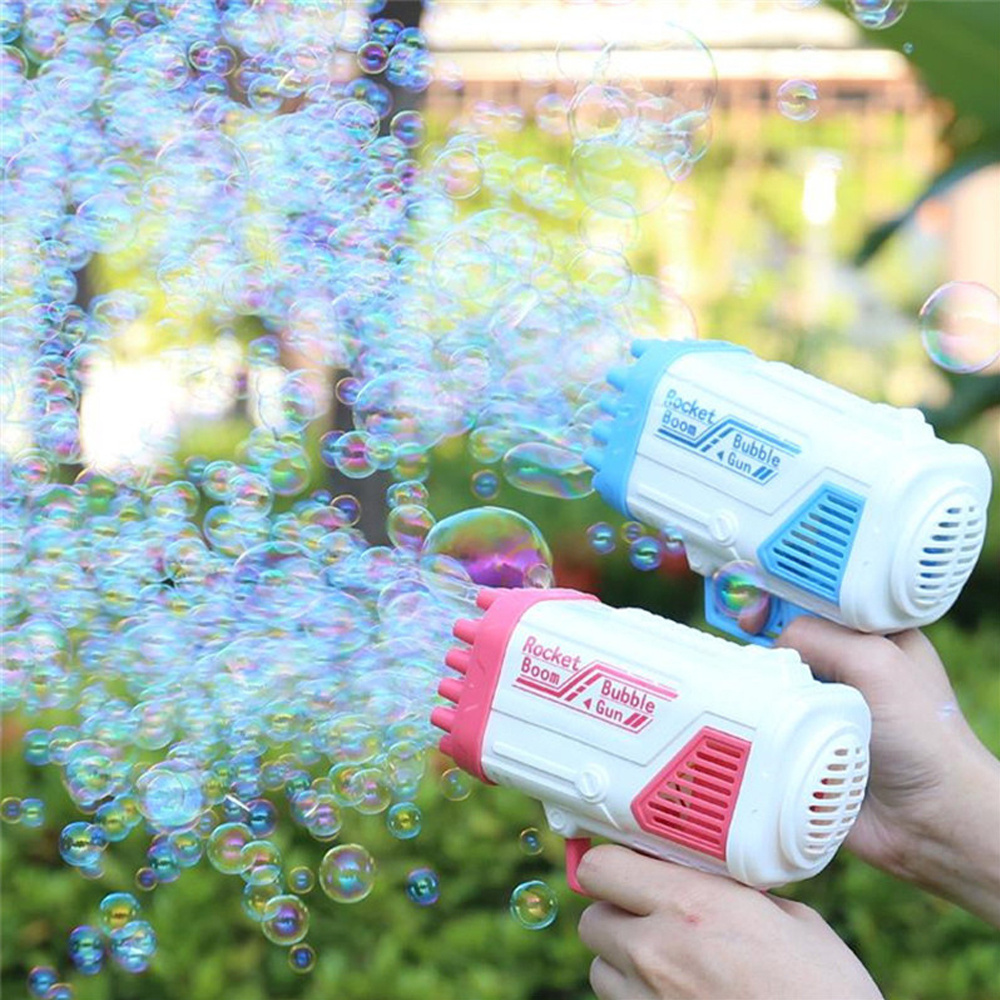 Colorful Bubble Gun With Rich Bubbles - Automatic Soap Rocket Bubble Maker  For Little Boys And Girls - Perfect For Parties, Weddings, And Summer  Outdoor Fun - Temu