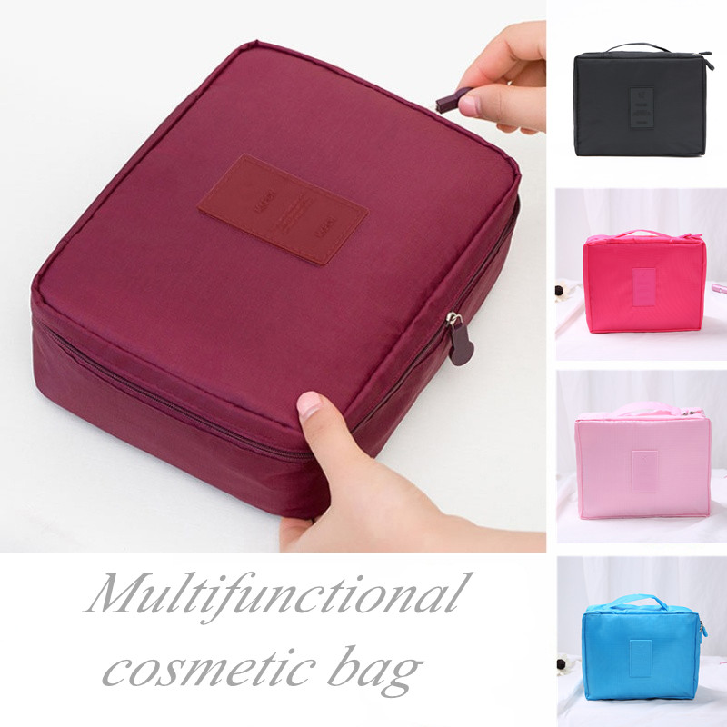 Makeup Bag Cosmetic Bag For Women, Large Capacity Makeup Bags Pencil Case  Makeup Brushes Storage Bag Travel Toiletry Bag Organizer - Temu South Korea