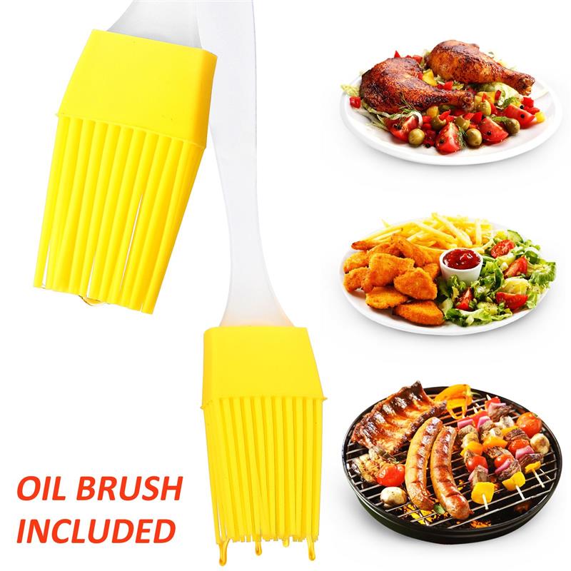 Silicone Basting Pastry Brush Heat Resistant Basting Brushes Suitable For  Kitchen Restaurant Bbq Green